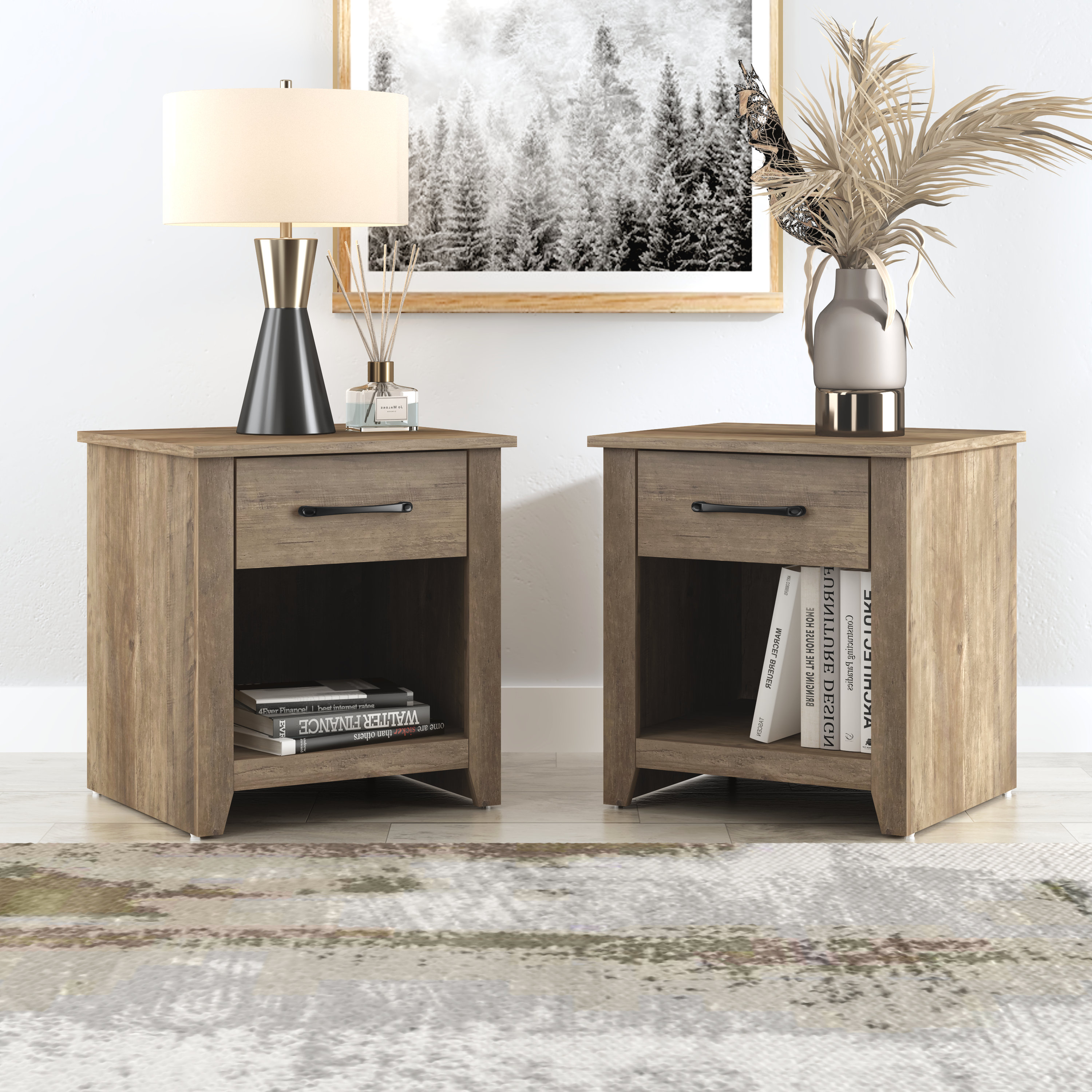 Zipcode Design™ Walter 1 Drawer Nightstand & Reviews | Wayfair