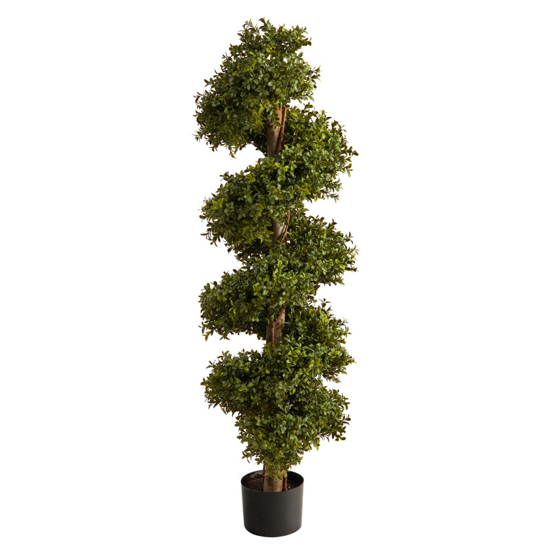 Buis artificiel en pot Darnell, H 46 po x l 9 po x P 9 po