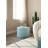 2-Piece Nesting Table Set, Handcrafted Round Top with Relief Design