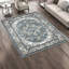 Bessi Machine Washable Oriental Blue Area Rug-2048547090