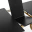 Casen Extendable Oval Metal Base Dining Table
