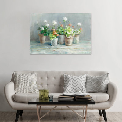 " Farmhouse Geraniums " by Danhui Nai
