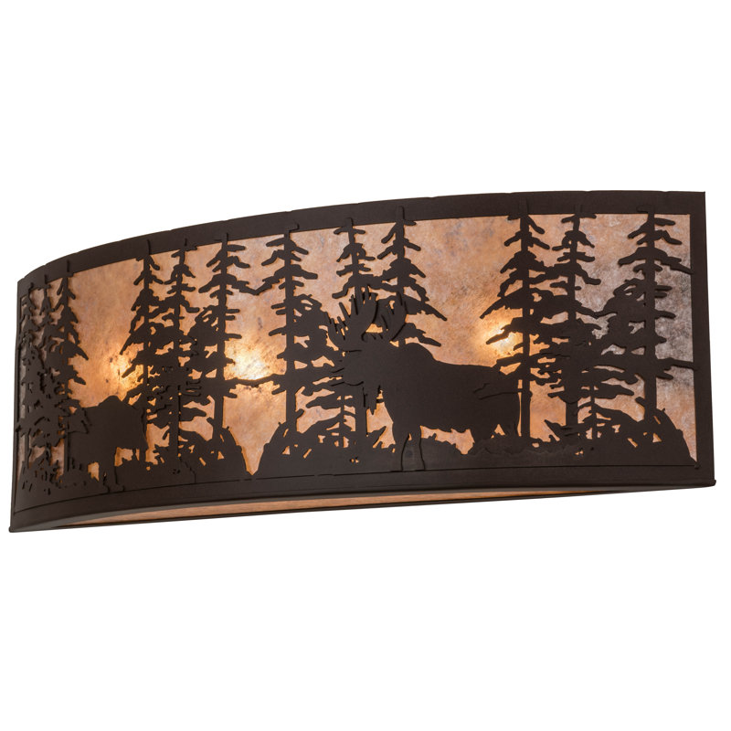 Rustic Lodge 4 - Light Flush Mounted Sconce