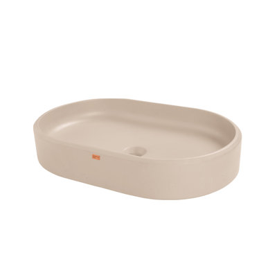 Ubud Oval Concrete Vessel Sink