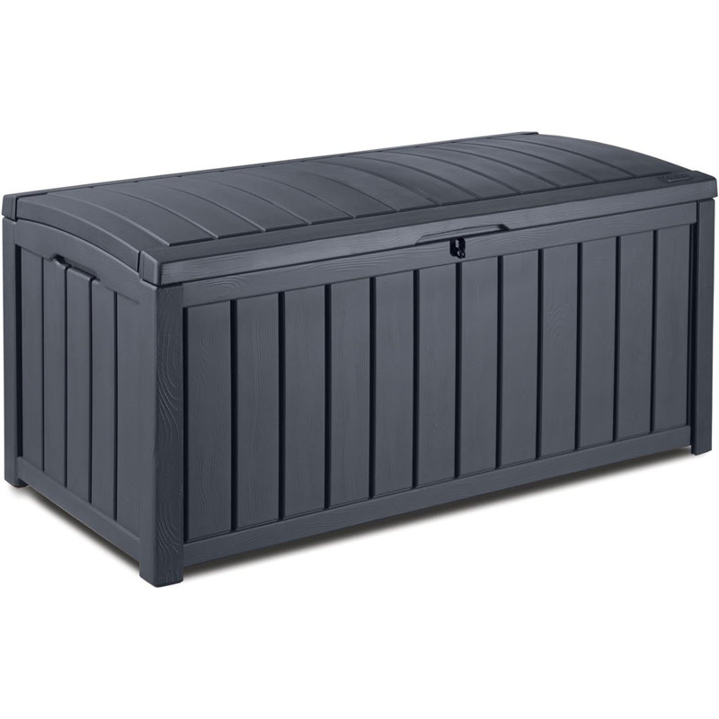 Keter Glenwood 390l Storage Box- Graphite/grey