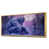 Toile avec cadre flottant or