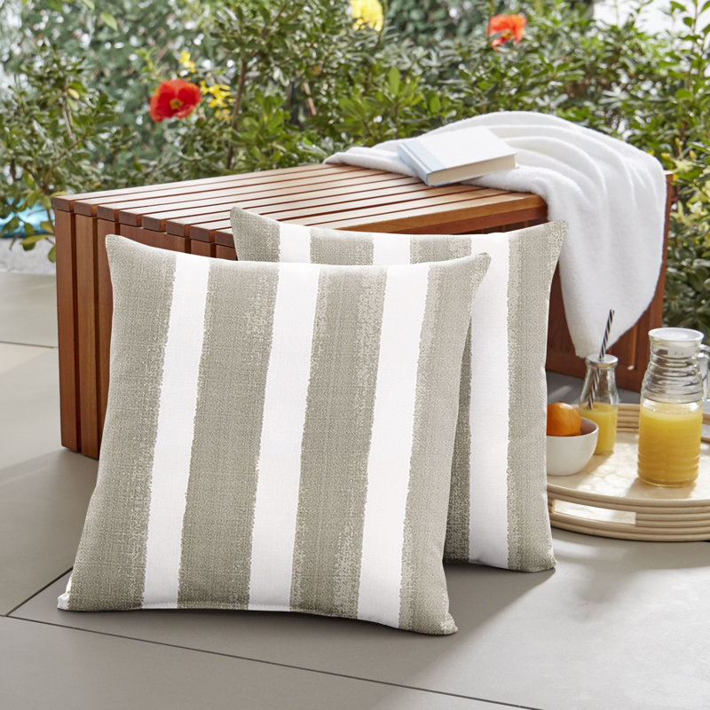 Coussin extérieur pour l'extérieur, 18 po x 18 po