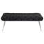 Galiano Ivory Upholstered Tufted Bench-996505766