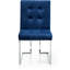 Chaise d'appoint en velours capitonné Chakevia-22830605-28747692