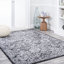 Tapis noir / ivoire Modern Persian-1309084267