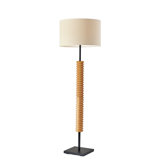 60'' Black Traditional Floor Lamp