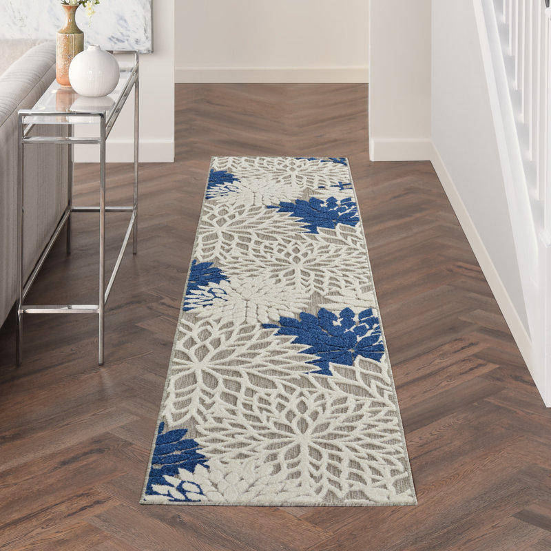Abela Floral Indoor Rug, Runner 2'3" x 10'