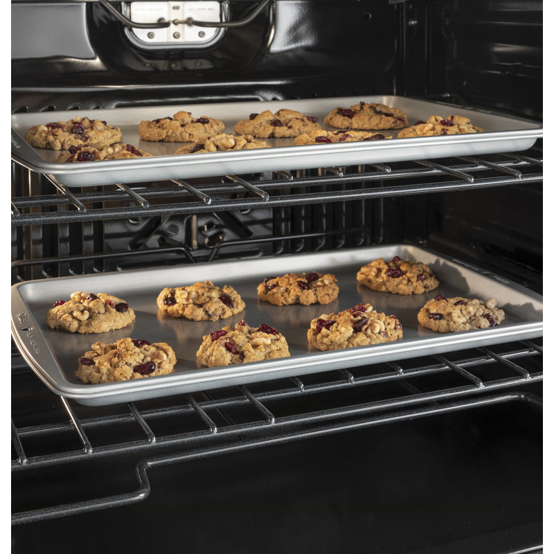 GE Profile Smart Appliances 29.75" Smart Convection Electric Double Wall Oven with In-Oven Camera and No Preheat Air Fry