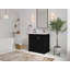 Meuble-lavabo sur pied simple 36 po avec plateau en quartz Alys