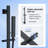 16" Ceiling Mounted 4-Function Thermostatic Rainfall Shower System with 6 Body Jets and Slide Bar-106263815
