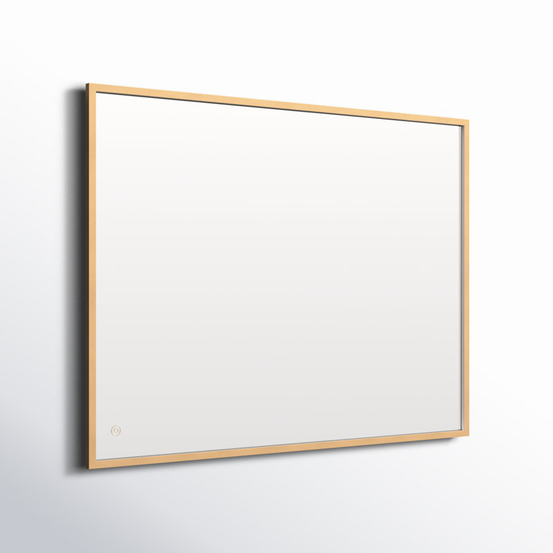 Miroir Piche, Laiton, 36 po x 48 po