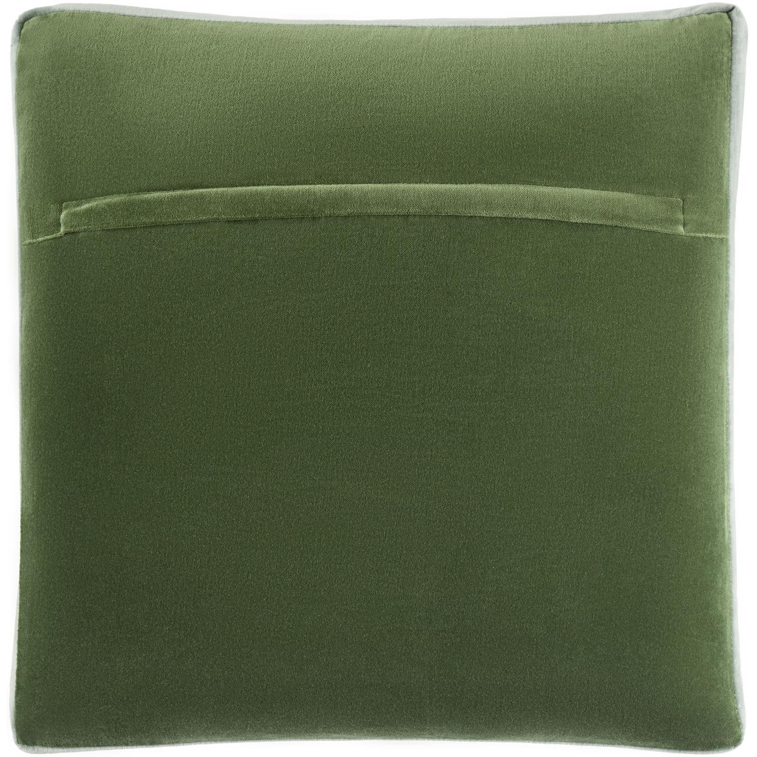 Cotton Pillow Cover, 18" x 18", Pillow Cover Only - No Insert, Brown/Pink