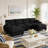 Sailboat-Inspired Modular Cloud Sofa with Movable Ottomans-1663404608-1663404609