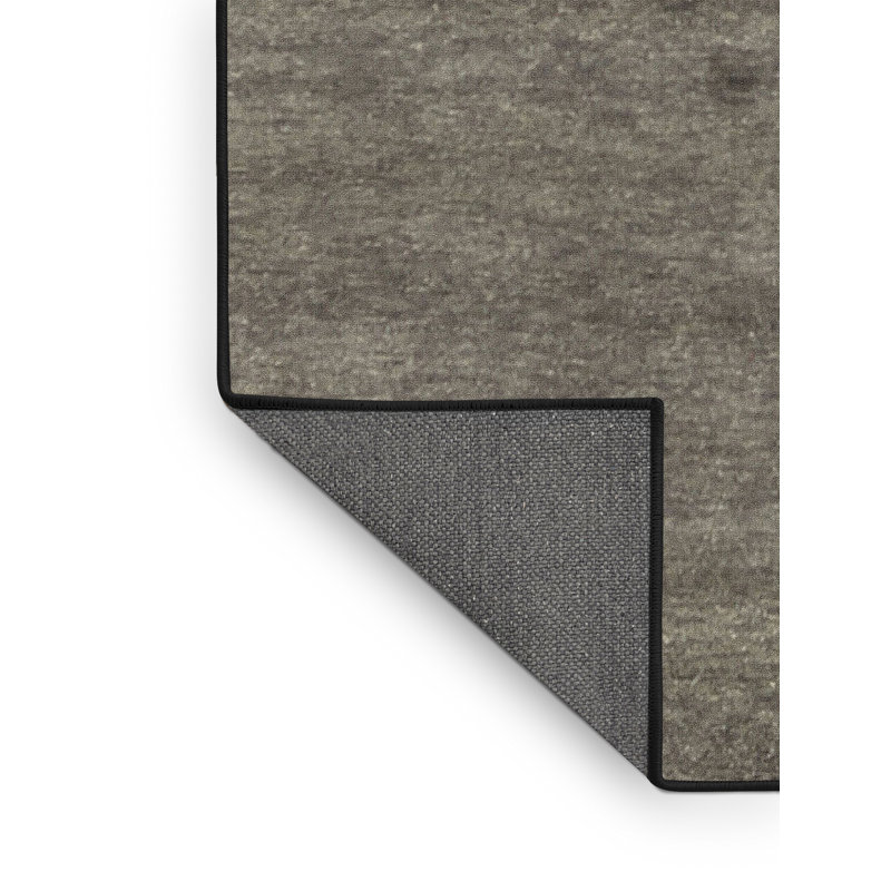 Tapis contemporain gris, Rectangle 8 pi x 12 pi