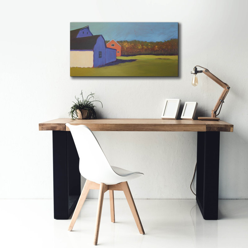  «Primaire 8» par Carol Young, art mural sur toile, 40 po x 20 po
