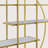 Nariya 5 Tiers Steel Round Office Bookcase,High-quality MDF Board Bookshelf with Open Display Shelf and 2 Drawers