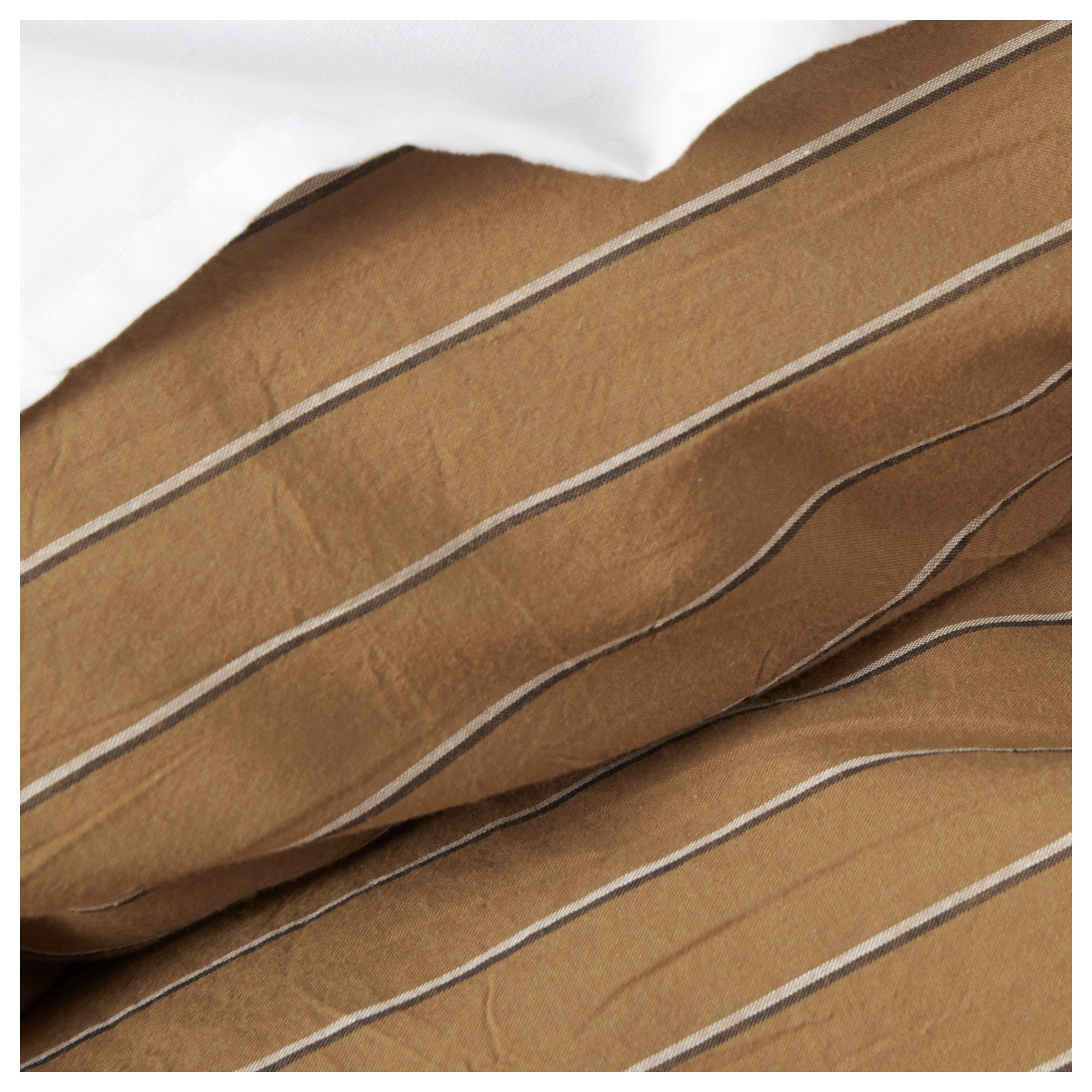 Dione Cotton Percale Duvet Cover Set, Burnt Orange, Twin Duvet Cover + 1 Queen Sham