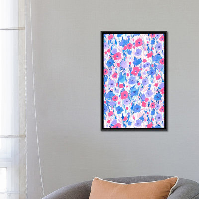 " Flower Field Lilac Blue " by Jacqueline Maldonado