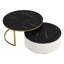 Table basse moderne emboîtable cannelée avec tiroir Modern-642419837