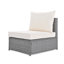 Ensemble de conversation de patio 6 pièces, ensemble de conversation en rotin et osier avec table basse-143759596