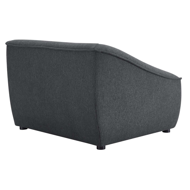 Canapé modulaire 7 pièces Comprise, 100 % polyester - gris anthracite