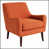 Orange brûlé sélectionné
