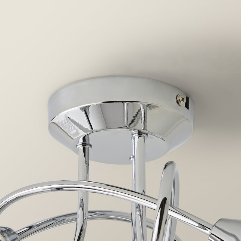 Goodson Crystal Semi Flush Mount
