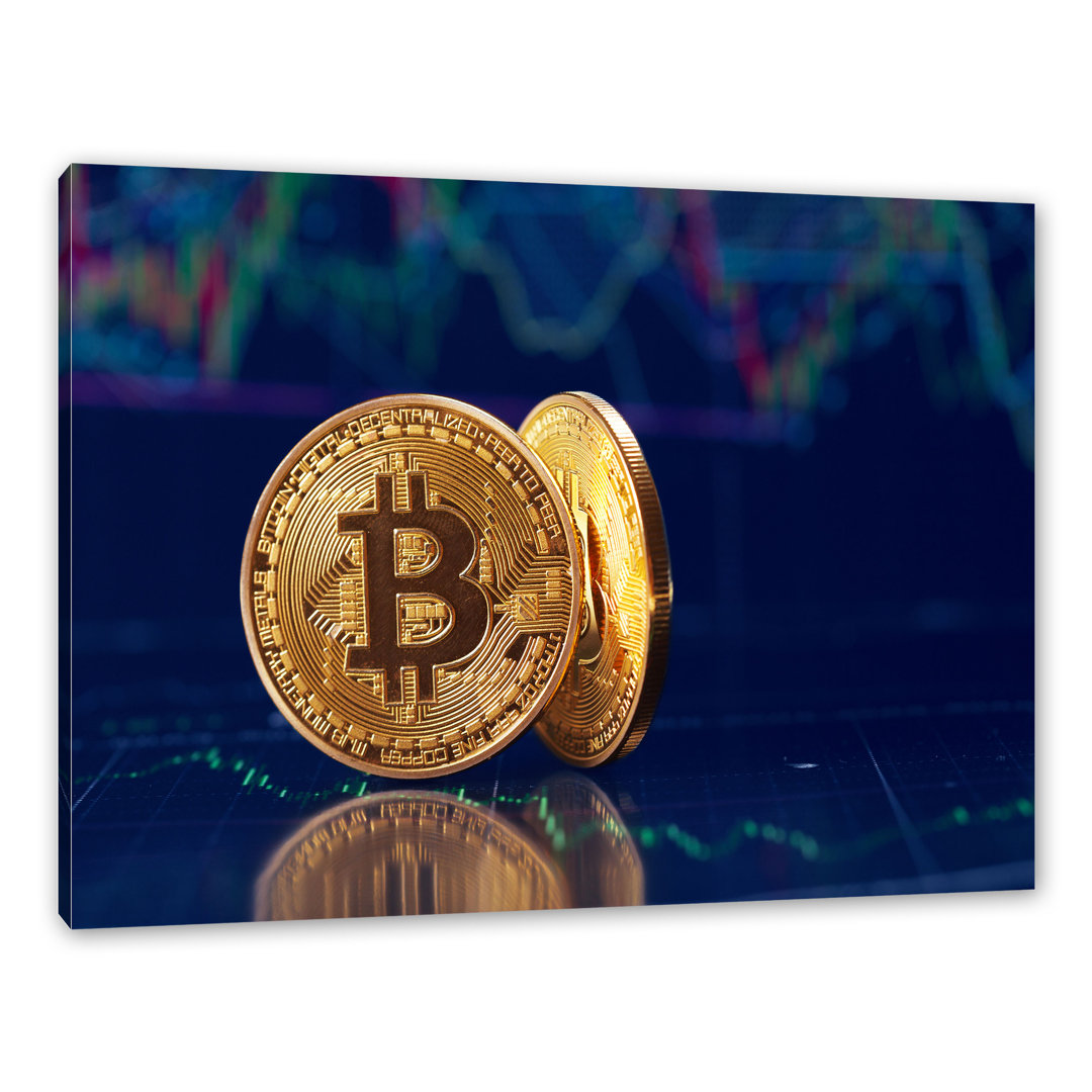 Leinwandbild Bitcoins BTC