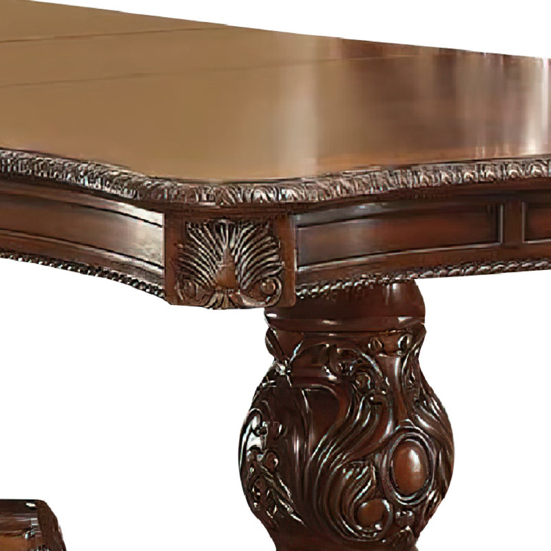 Adlen Extendable Dining Table, Brown
