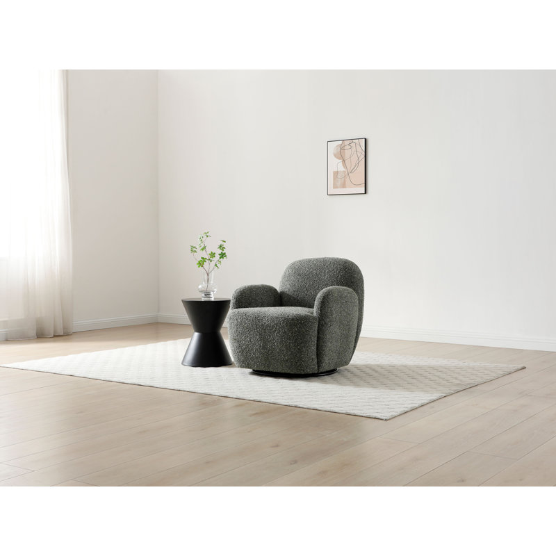 Upholstered Swivel Armchair
