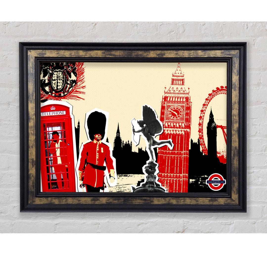 London Collage - Druck