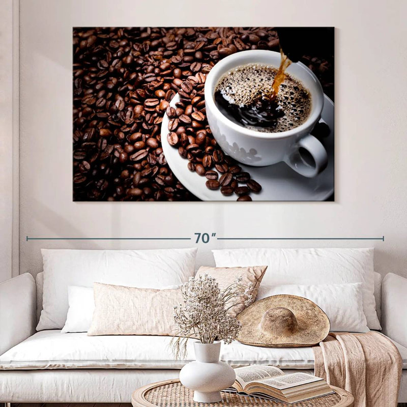 Café noir chaud Yarlin, H 34 po x l 51 po