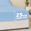 Leila Microfiber 25cm Deep Pocket Fitted Bed Sheet-157010238-157010227