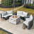 Arrika 6 - Person Patio Conversation Set with Cushions