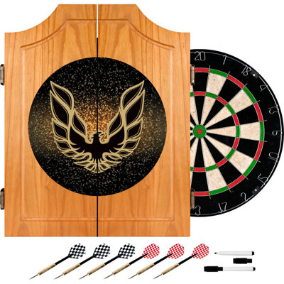 Armoire de jeu de fléchettes en bois 24,75" firebird Pontiac