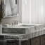 Purist Widespread Bathroom Sink Faucet with Low Cross Handles and Low Spout-6916143