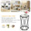 Glass Top Frame End Table