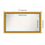 Townhouse Gold Non-Beveled Bathroom Wall Mirror-1016737517