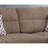 Diego 103.5" Brown Fabric Sectional Sofa With Right Facing Chaise, Storage Ottoman, And 2 Accent Pillows