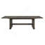 Ensemble de mobilier de salle à manger classique 5 pièces, table de salle à manger extensible avec 4 chaises d'appoint en bois durable-1998475490
