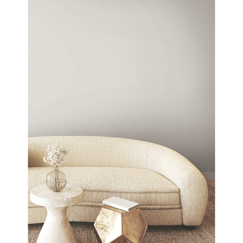 Papier peint texture tectonique, Blanc / argent