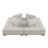 Modway Saunter, 4-Piece Sectional Sofa, Light Gray-2064819778