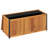 Acacia Solid Wood/Metal Cabinet Deck Box-104330452