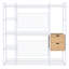 Garde-robe ouverte avec rails suspendus-673259875