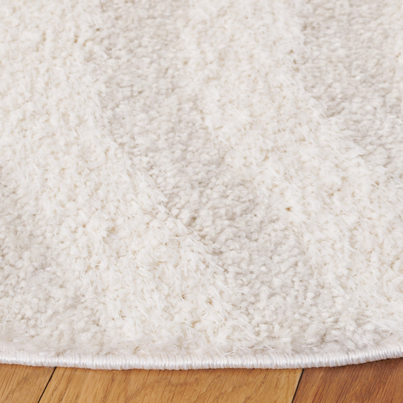 Kiani Performance Striped Rug, Round 6'7"